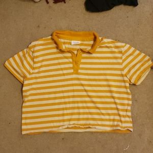 Yellow striped shirt